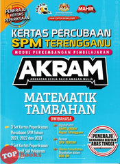 [TOPBOOKS Mahir] Kertas Percubaan SPM Terengganu AKRAM Matematik Tambahan Dwibahasa (2024)