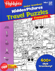 [TOPBOOKS Pelangi Kids] Highlights Gambar Tersembunyi Hidden Pictures Travel Puzzles Favourite Buku 1 (English & Malay)