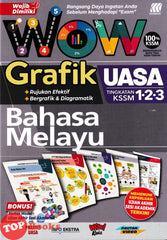 [TOPBOOKS Sasbadi] Wow Grafik UASA Bahasa Melayu Tingkatan 1 2 3 KSSM (2024)