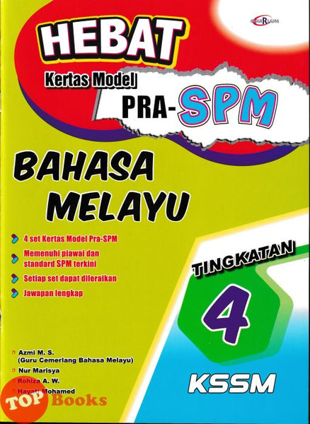 [TOPBOOKS Cemerlang] Hebat Kertas Model Pra-SPM Bahasa Melayu Tingkatan 4 (2026)