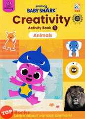 [TOPBOOKS Pelangi Kids] Pinkfong Baby Shark Creativity Activity Book 1 Animals (2024)