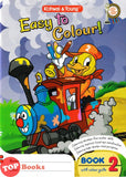 [TOPBOOKS Kohwai Kids] Easy To Colour ! Book 2