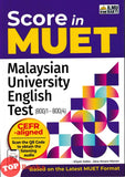 [TOPBOOKS Ilmu Bakti] Score In Muet Malaysian University Englisvh Test CEFR-Aglined (2025)