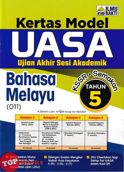 [TOPBOOKS Ilmu Bakti] Kertas Model UASA Bahasa Melayu Tahun 5 KSSR Semakan (2026)
