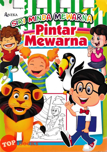 [TOPBOOKS Aneka Kids] Siri Minda Mewarna Pintar Mewarna