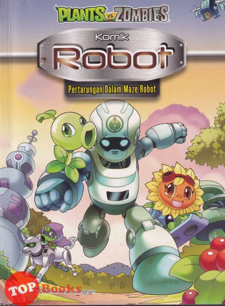 [TOPBOOKS Apple Comic] Plants vs Zombies Komik Robot 1 Pertarungan Dalam Maze Robot (2021)