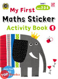 [TOPBOOKS Pelangi Kids] My First Maths Sticker Activity Book 1 Level 1 Age 2, 3, 4 (2024)