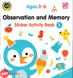 [TOPBOOKS Pelangi Kids] Observation And Memory Sticker Activity Book 1 Ages 3-6
