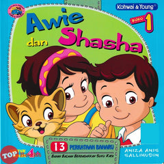 [TOPBOOKS Kohwai Kids] Saya Baca Dengan Awie Dan Shasha Buku 1