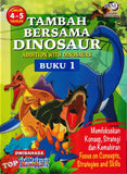 [TOPBOOKS SSM Kids] Tambah Bersama Dinosaurs Buku 1 Umur 4-5 Tahun Dwibahasa
