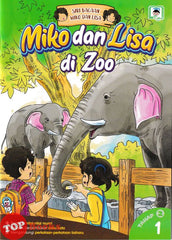 [TOPBOOKS Daya Kids] Siri Bacaan Miko Dan Lisa Di Zoo Tahap 2 Buku 1