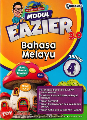 [TOPBOOKS Nusamas] Modul Eazier 3.0 Bahasa Melayu Tahun 4 KSSR (2025)