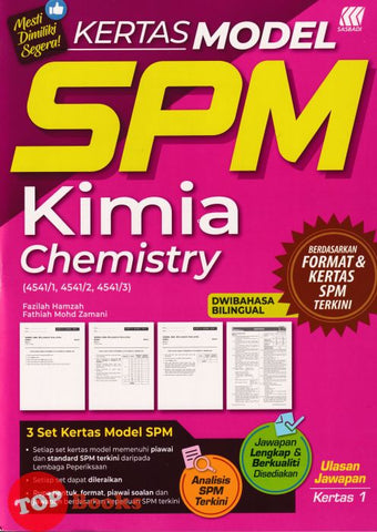[TOPBOOKS Sasbadi] Kertas Model SPM Kimia Dwibahasa (2023)