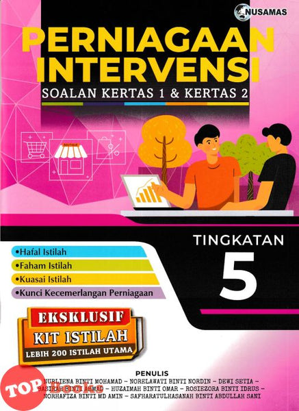 [TOPBOOKS Nusamas] Perniagaan Intervensi Soalan Kertas 1 & Kertas 2 Tingkatan 5 (2023)