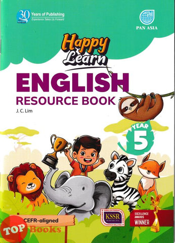 [TOPBOOKS Pan Asia] Happy Learn English Resource Book CEFR Aligned Year 5 KSSR Semakan (2026)