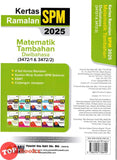 [TOPBOOKS Ilmu Bakti] Kertas Ramalan SPM Matematik Tambahan Dwibahasa (2025)