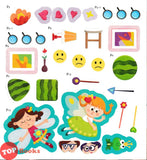 [TOPBOOKS Pelangi Kids] Observation And Memory Sticker Activity Book 4 Ages 3-6