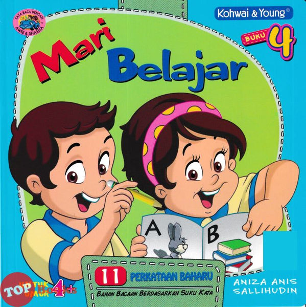 [TOPBOOKS Kohwai Kids] Saya Baca Dengan Awie Dan Shasha Mari Belajar Buku 4