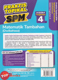 [TOPBOOKS Ilmu Bakti] Praktis Topikal SPM Matematik Tambahan Tingkatan 4 KSSM Dwibahasa (2025)
