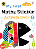 [TOPBOOKS Pelangi Kids] My First Maths Sticker Activity Book 1 Level 2 Age 3, 4, 5 (2024)