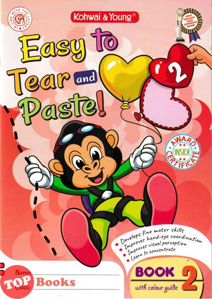 [TOPBOOKS Kohwai Kids] Easy To Tear And Paste ! Book 2