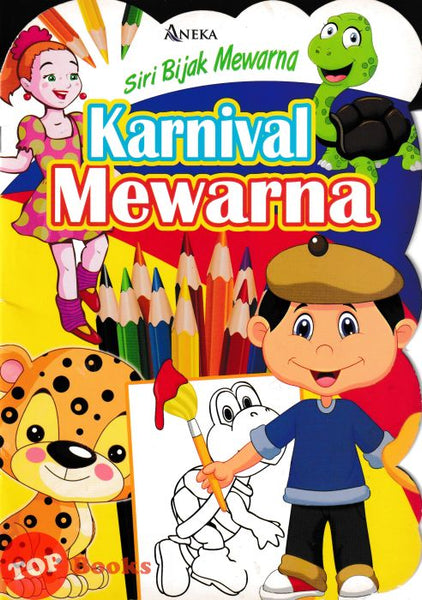 [TOPBOOKS Aneka Kids] Siri Bijak Mewarna Karnival Mewarna