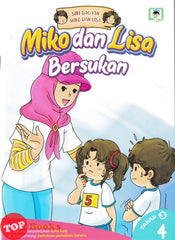 [TOPBOOKS Daya Kids] Siri Bacaan Miko Dan Lisa Bersukan Tahap 3 Buku 4
