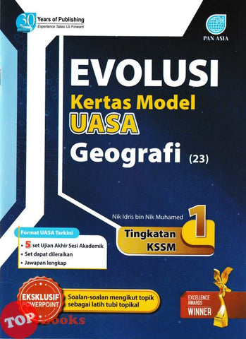 [TOPBOOKS Pan Asia] Evolusi Kertas Model UASA Geografi Tingkatan 1 KSSM (2024)