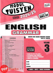 [TOPBOOKS Ilmu Didik] Modul Tuisyen English Grammar Year 3 Semakan KSSR (2024)