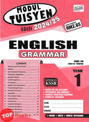 [TOPBOOKS Ilmu Didik] Modul Tuisyen English Grammar Year 1 Semakan KSSR (2024)