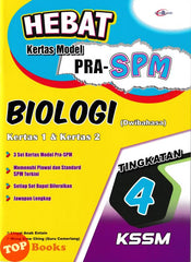 [TOPBOOKS Cemerlang] Hebat Kertas Model Pra-SPM Biologi Tingkatan 4 Dwibahasa (2026)