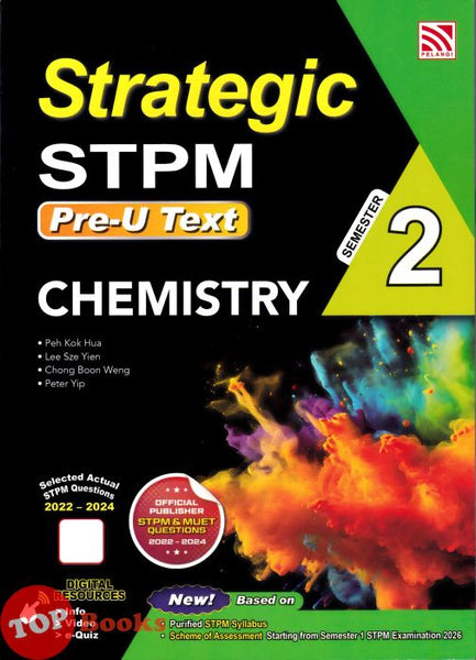 [TOPBOOKS Pelangi] Strategic STPM Pre-U Text Chemistry Semester 2 (2026)
