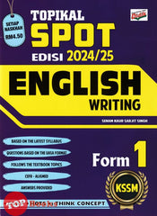 [TOPBOOKS Ilmu Didik] Topikal Spot English Writing Form 1 KSSM (2024)