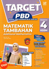 [TOPBOOKS Pelangi] Target PBD Matematik Tambahan Tingkatan 4 KSSM Dwibahasa (2025)