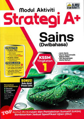 [TOPBOOKS Ilmu Bakti] Modul Aktiviti Strategi A+ Sains Tingkatan 1 KSSM Dwibahasa (2026)