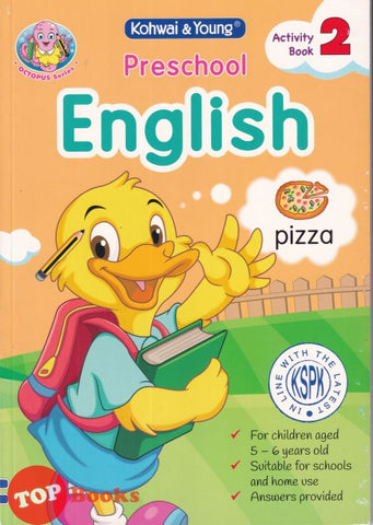 [TOPBOOKS Kohwai Kids] Octopus Series Preschool English Activity Book 2