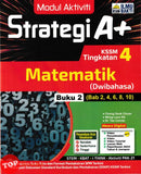 [TOPBOOKS Ilmu Bakti] Modul Aktiviti Strategi A+ Matematik Buku 2 Tingkatan 4 KSSM Dwibahasa (2025)