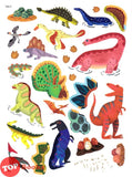 [TOPBOOKS Pelangi Kids] Sticker Play Set Play Anywhere You Like! Dinosaurs Dinosaur World Adventures