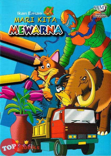 [TOPBOOKS SSM Kids] Mari Kita Mewarna Ikan Emas