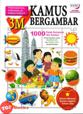 [TOPBOOKS SSM] Kamus Bergambar 3M bahasa Malaysia Bahasa Inggeris Tulisan Jawi (2024)