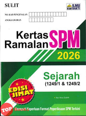 [TOPBOOKS Ilmu Bakti] Kertas Ramalan SPM Sejarah (2026)