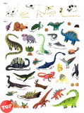 [TOPBOOKS Pelangi Kids] Sticker Play Set Play Anywhere You Like! Dinosaurs Dinosaur World Adventures