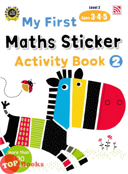 [TOPBOOKS Pelangi Kids] My First Maths Sticker Activity Book 2 Level 2 Age 3, 4, 5 (2024)