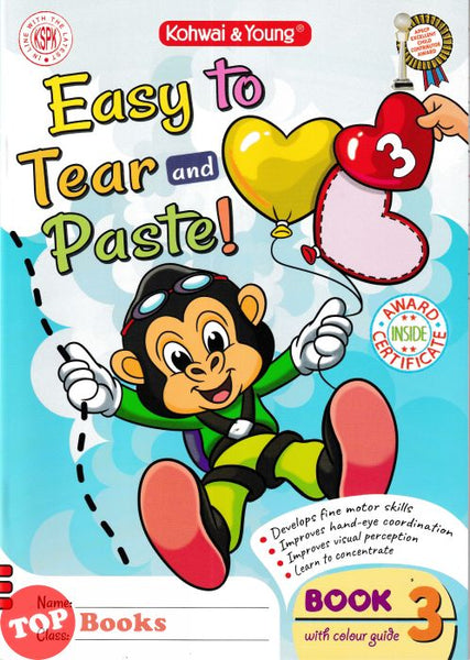 [TOPBOOKS Kohwai Kids] Easy To Tear And Paste ! Book 3