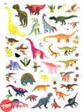 [TOPBOOKS Pelangi Kids] Sticker Play Set Play Anywhere You Like! Dinosaurs Dinosaur World Adventures
