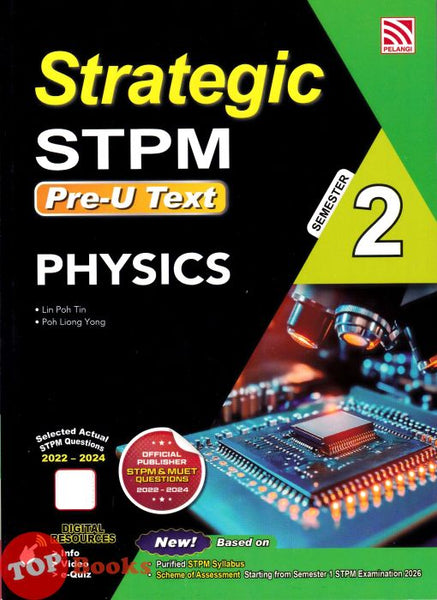 [TOPBOOKS Pelangi] Strategic STPM Pre-U Text Physics Semester 2 (2026)
