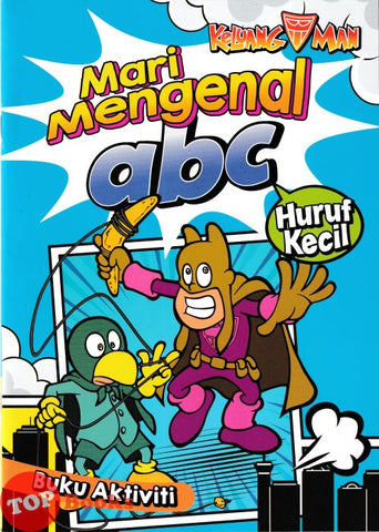 [TOPBOOKS Pinko Kids] Keluang Man Mari Mengenal abc Huruf Kecil Buku Aktiviti (2025)