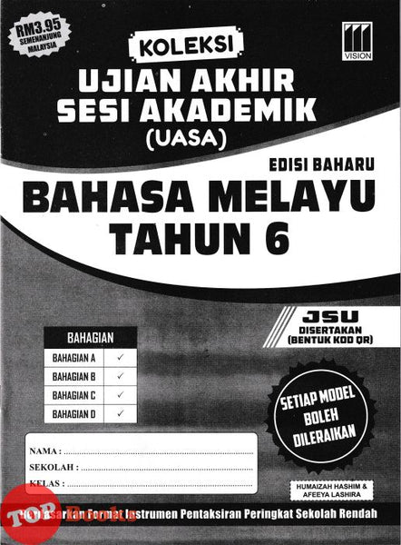 [TOPBOOKS Vision] Koleksi Ujian Akhir Sesi Akademik Bahasa Melayu Tahun 6 (2026)
