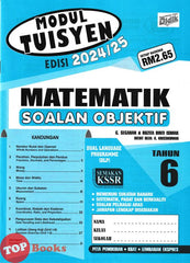 [TOPBOOKS Ilmu Didik] Modul Tuisyen Matematik Soalan Objektif Tahun 6 Semakan KSSR DLP (2024)