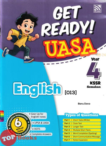 [TOPBOOKS Pelangi] Get Ready! UASA English Year 4 KSSR Semakan (2024)